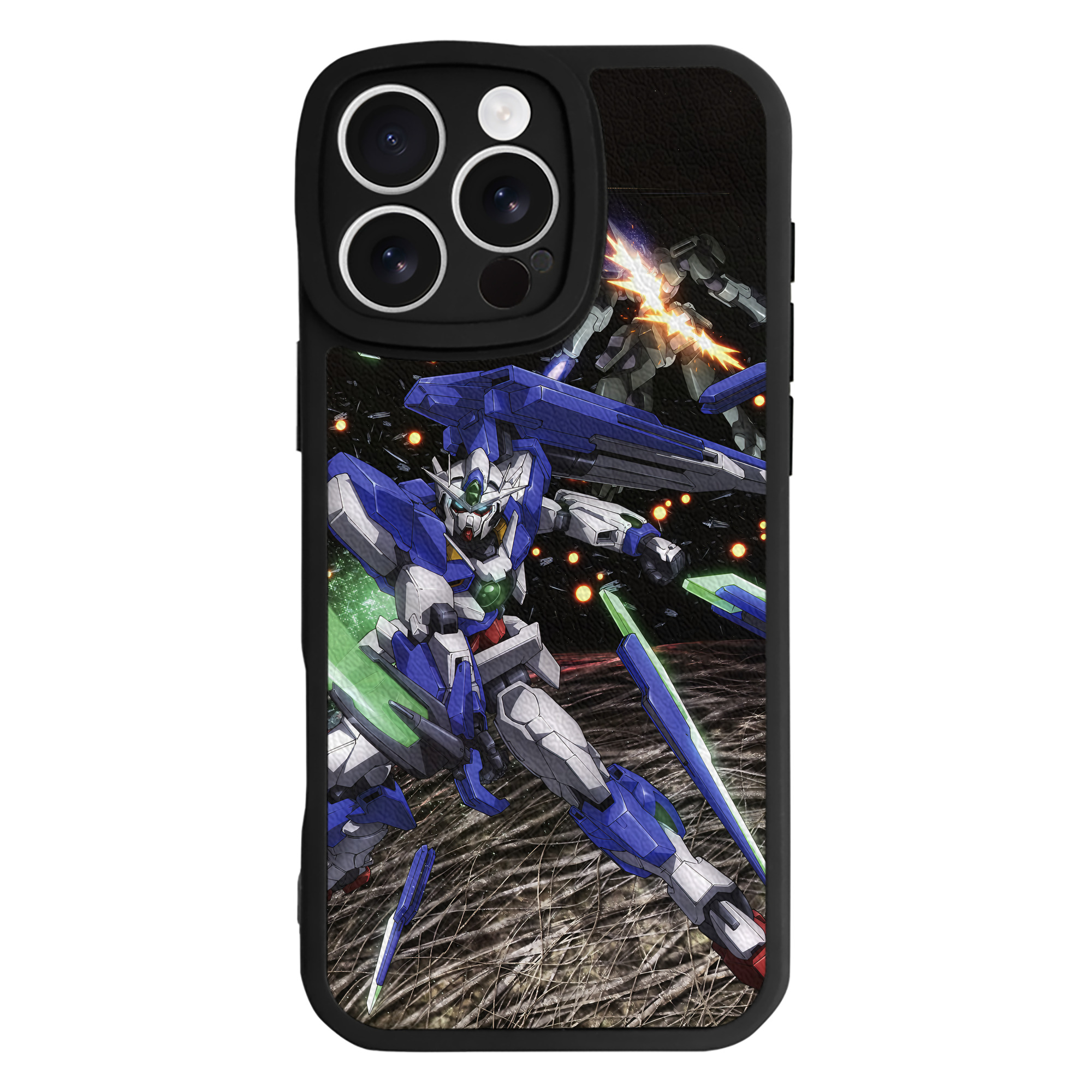 （画像用） 機動戦士ガンダム Mobile Suit Gundam 【iPhone 16シリーズ対応】シリコンスマホケース（レザー調） 材質：シリコン